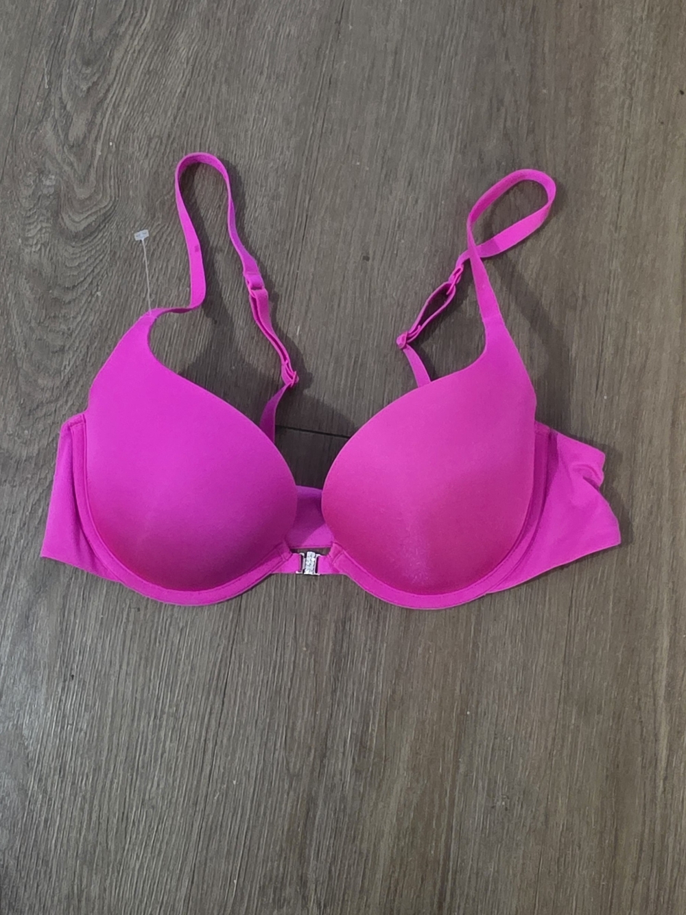 La SENZA Bright Fuchsia Front-Closure Push-Up Bra